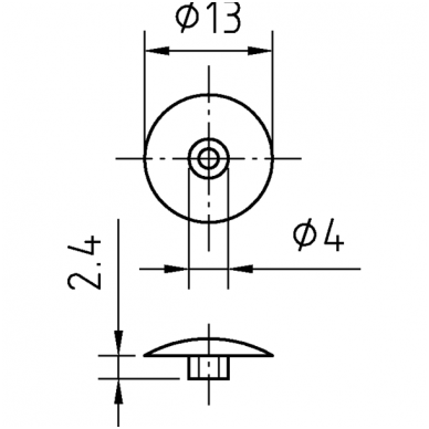 Dangtelis konfirmatui, ø13mm 1