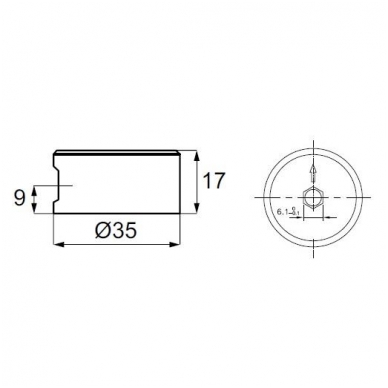 Ekscentrikas FUERTE D.35x17 1