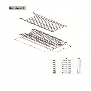 Indų džiovykla STANDARD 1, balta 1