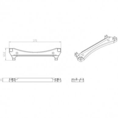 Indų džiovykla VARIANT 3 800 mm, nerūdijantis plienas 5