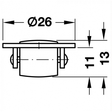 Posūkio mechanizmo ratukas 1